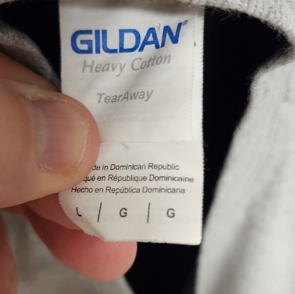 Gildan Heavy Cotton Men's Large 2019 Kix On Beale Memphis Concert Gray T-shirt - Picture 5 of 8